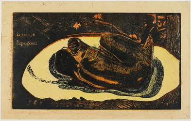 Manao Tupapau, 1894 (farvet træsnit)